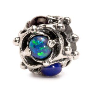 Authentic Trollbeads Silver Rare “Wisdom” Bead Charm Retired